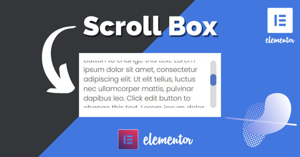 Scroll Box Widget for Elementor