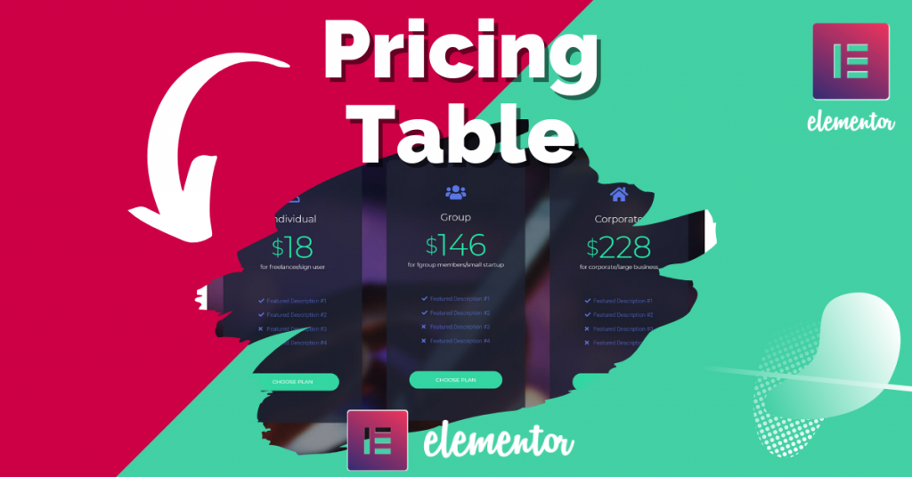 Elementor Addons for Pricing Table Widget