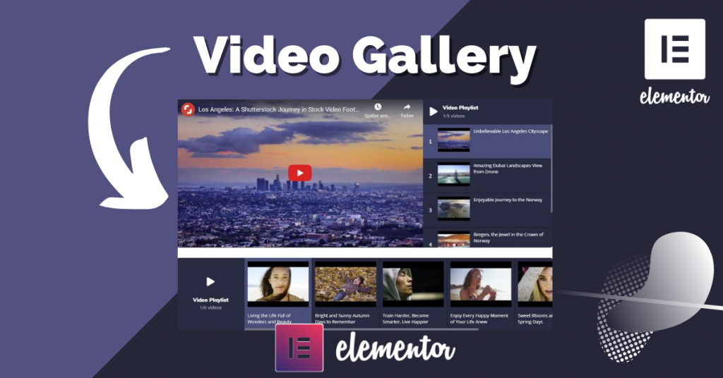 Video Gallery Widget for Elementor