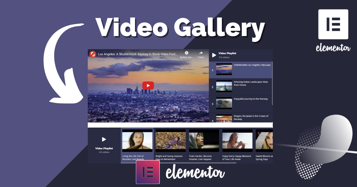 Video Gallery Official Elementor Addons Plugins and Widgets