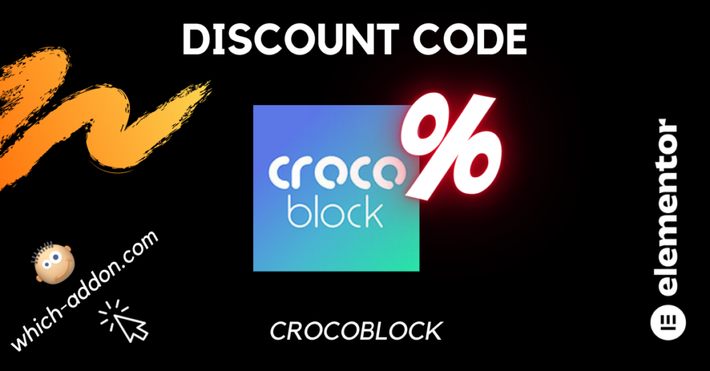 Discount Code Crocoblock Plugins für Elementor