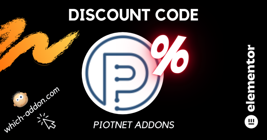 Discount Code Piotnet Addons pour Elementor