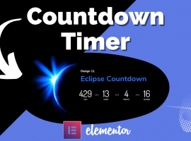 Elementor Addons para temporizador de cuenta atrás Widget