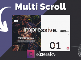 Multi Scroll Widget voor Elementor