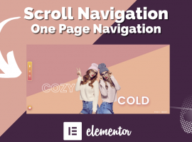 Elementor Addons voor scroll navigatie Widget